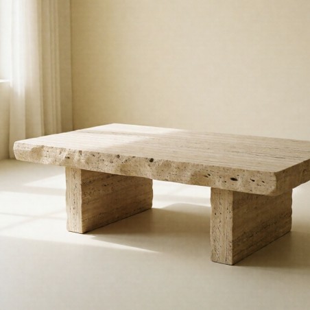 Table basse Ostal — vue de trois quarts