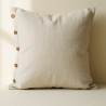 Coussin Sable — vue de trois quarts